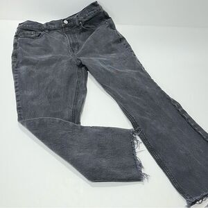 PacSun Jeans Size 28 Dark Gray Stretch Crop Boot Jean